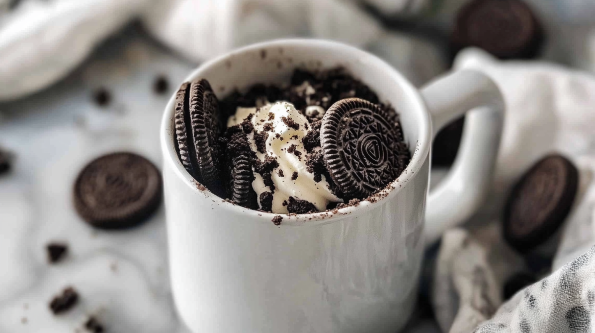 Quick Oreo Mug Cake Recipe for Dessert