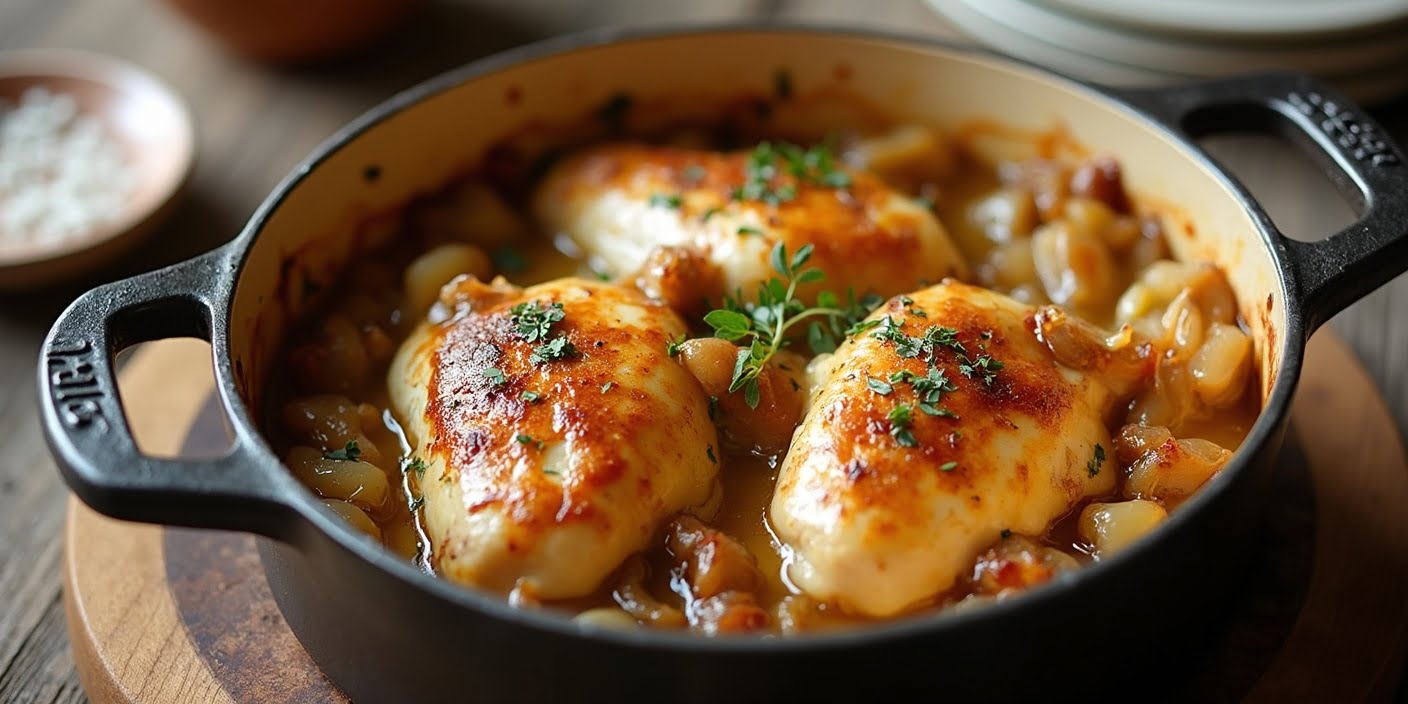 Cheesy French Onion Chicken Recipe