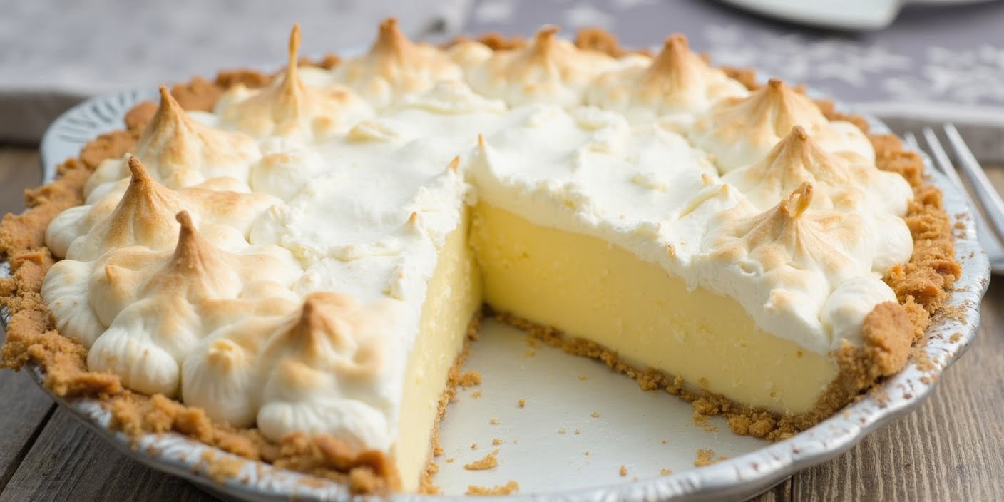 Delicious Coconut Meringue Pie with Homemade Crust