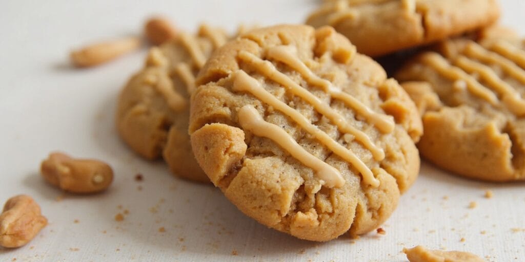 Easy 4 Ingredient Peanut Butter Cookies Recipe