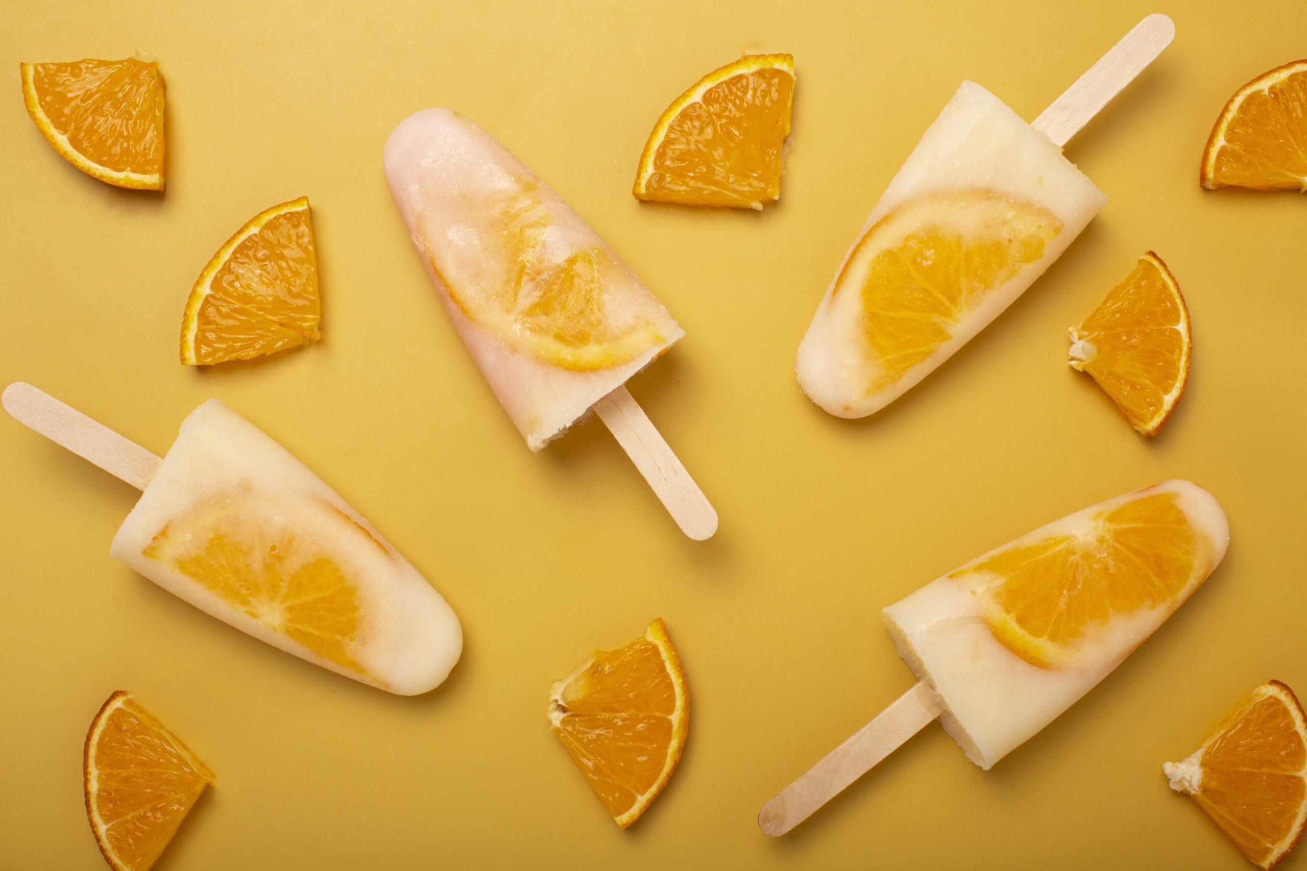 Easy Homemade Orange Creamsicle Popsicles