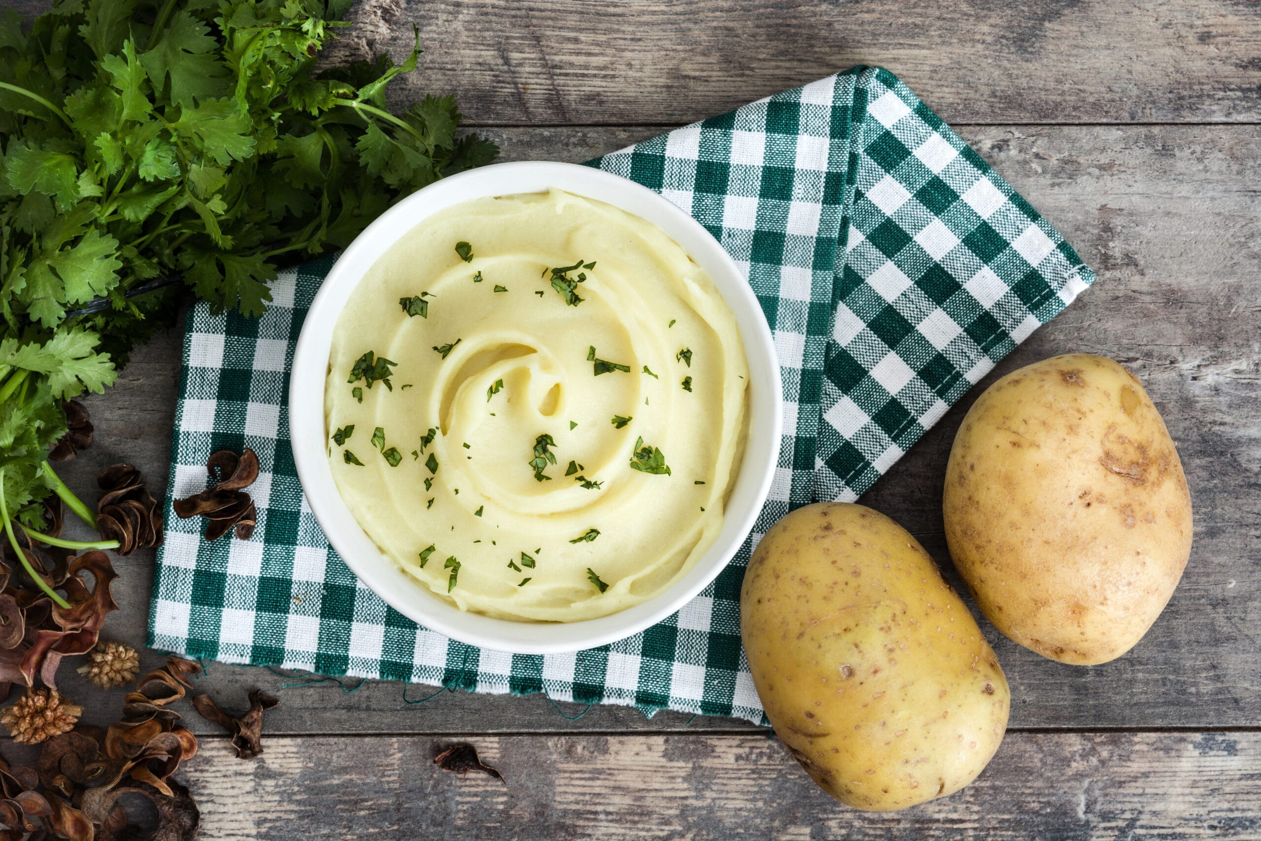 Mashed Potatoes and Gravy with Scallions Recipe