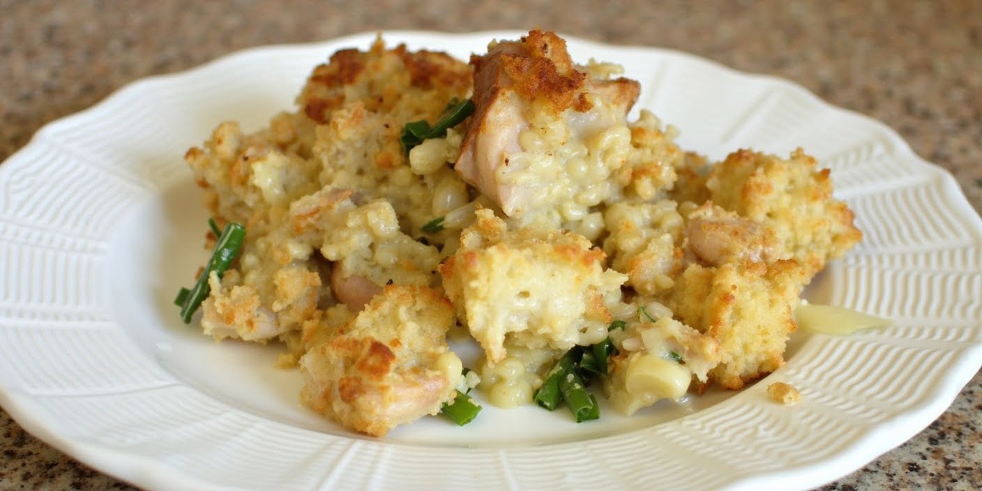 Quick Crockpot Chicken and Stuffing Casserole for Dinner