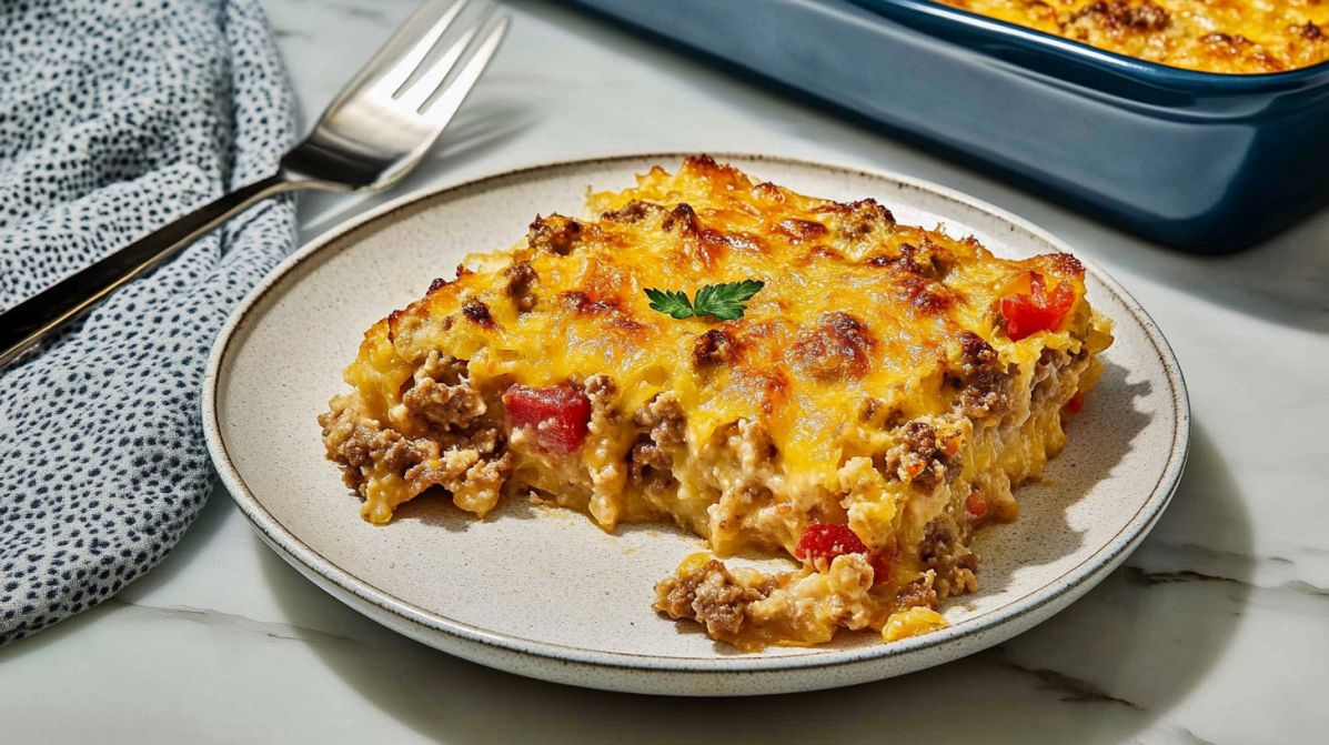 Cheesy Cattle Drive Casserole Perfect for a Crowd