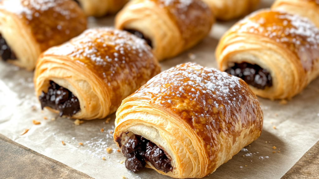 Easy Homemade Chocolate Croissants for Breakfast