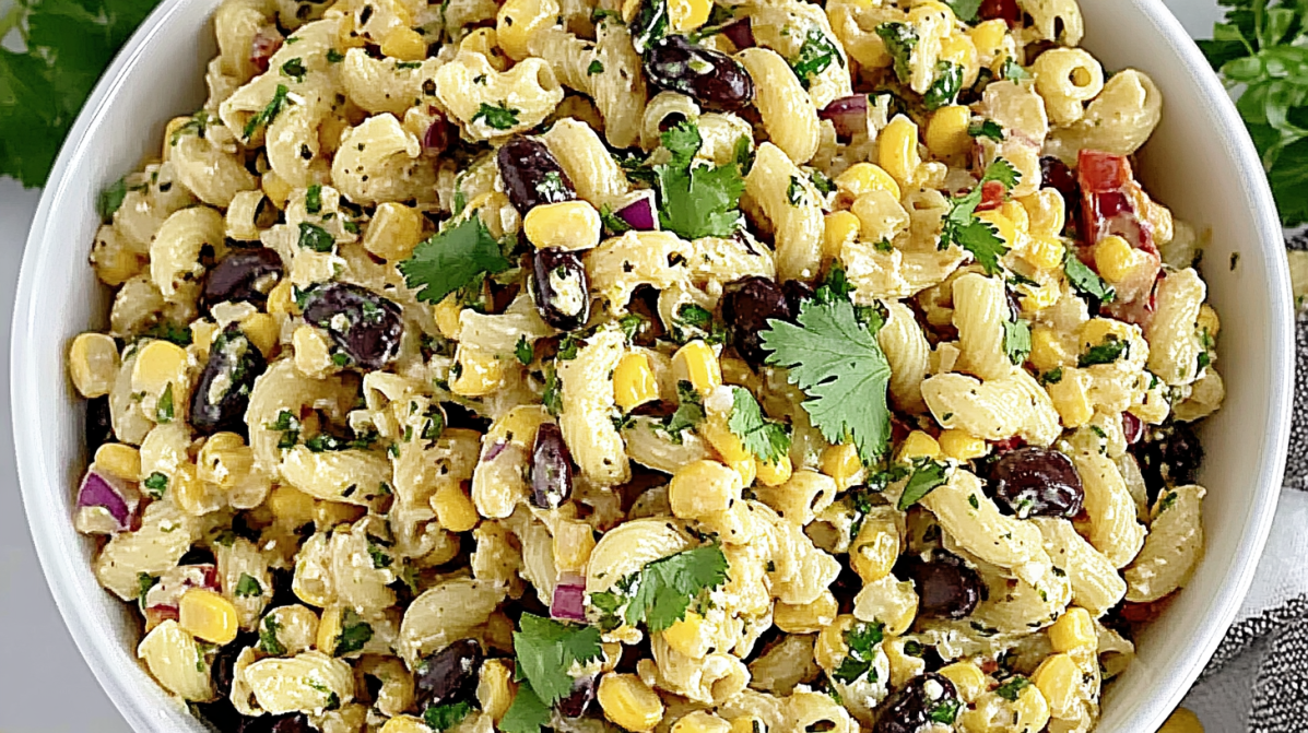 Easy Mexican Street Corn Pasta Salad Recipe