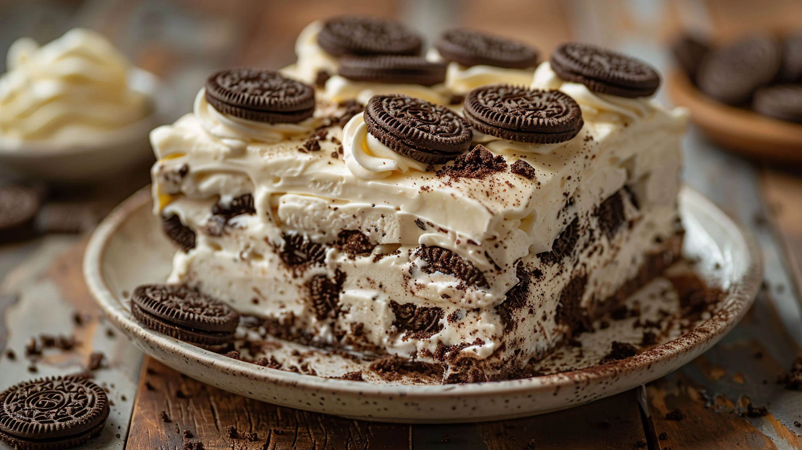 Easy Oreo Ice Cream Cake Recipe – Just 5 Ingredients!