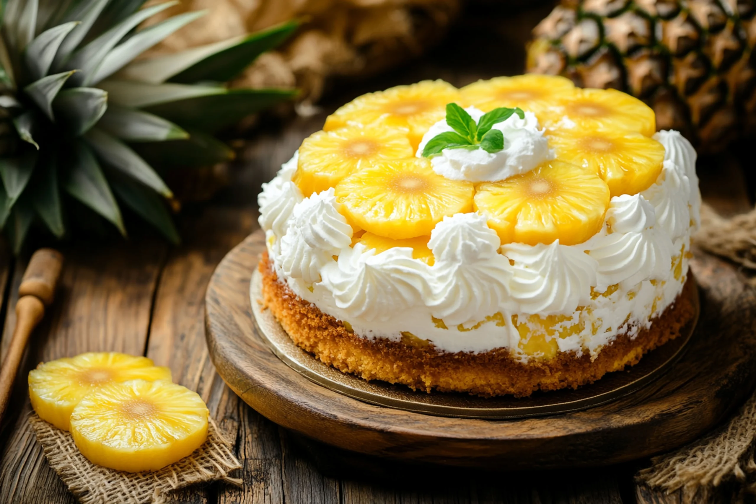 Moist Pineapple Cake Recipe with Cream Cheese Frosting