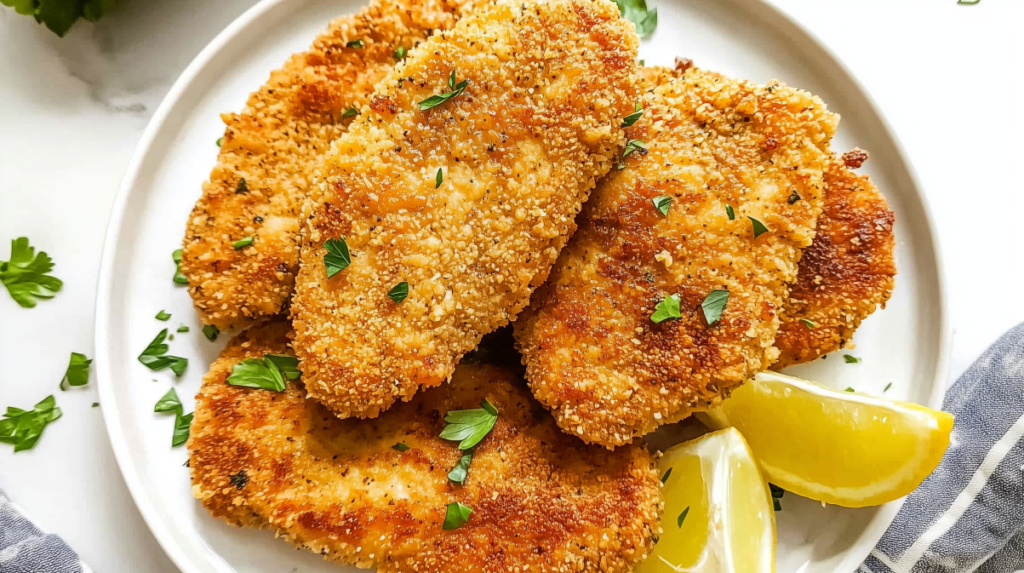 Oven-Baked Chicken Cutlets with Golden Panko Crust