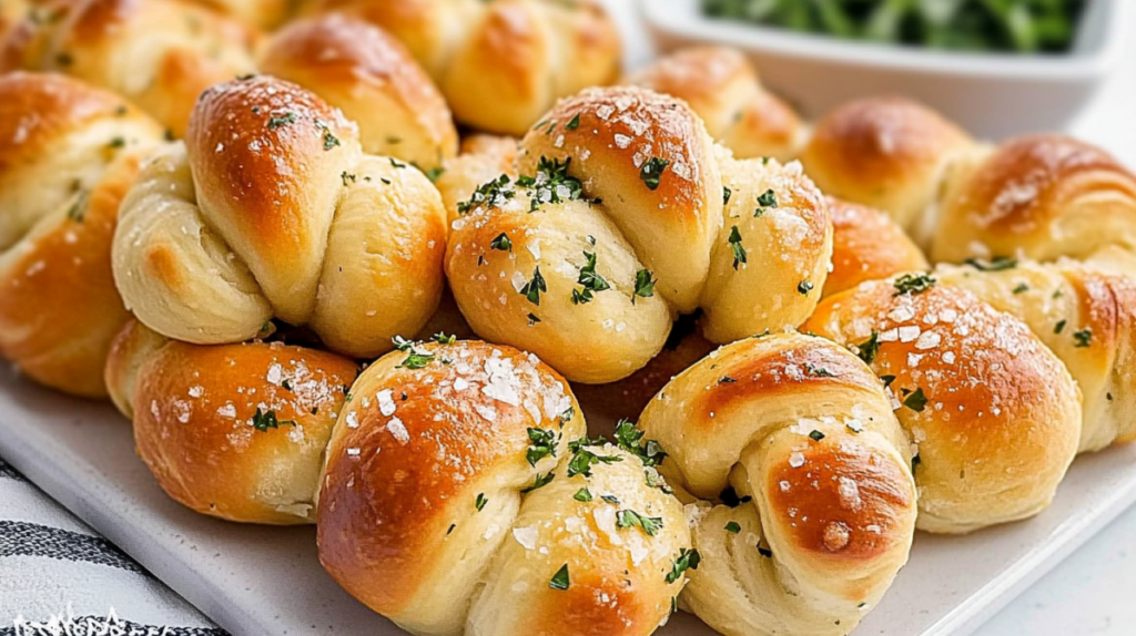 Soft Garlic Knots Recipe for Fresh, Buttery Bread