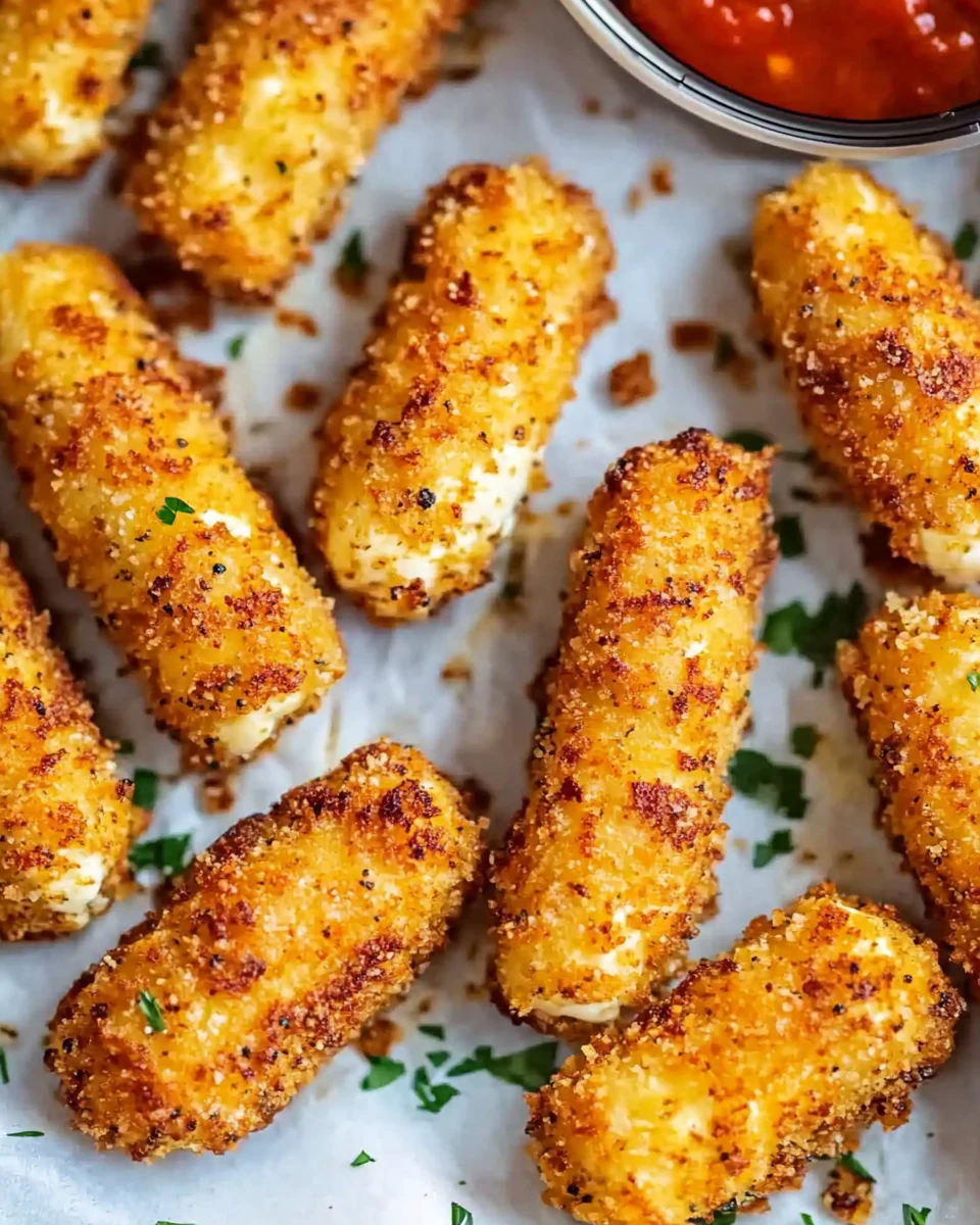 Air Fryer Mozzarella Sticks