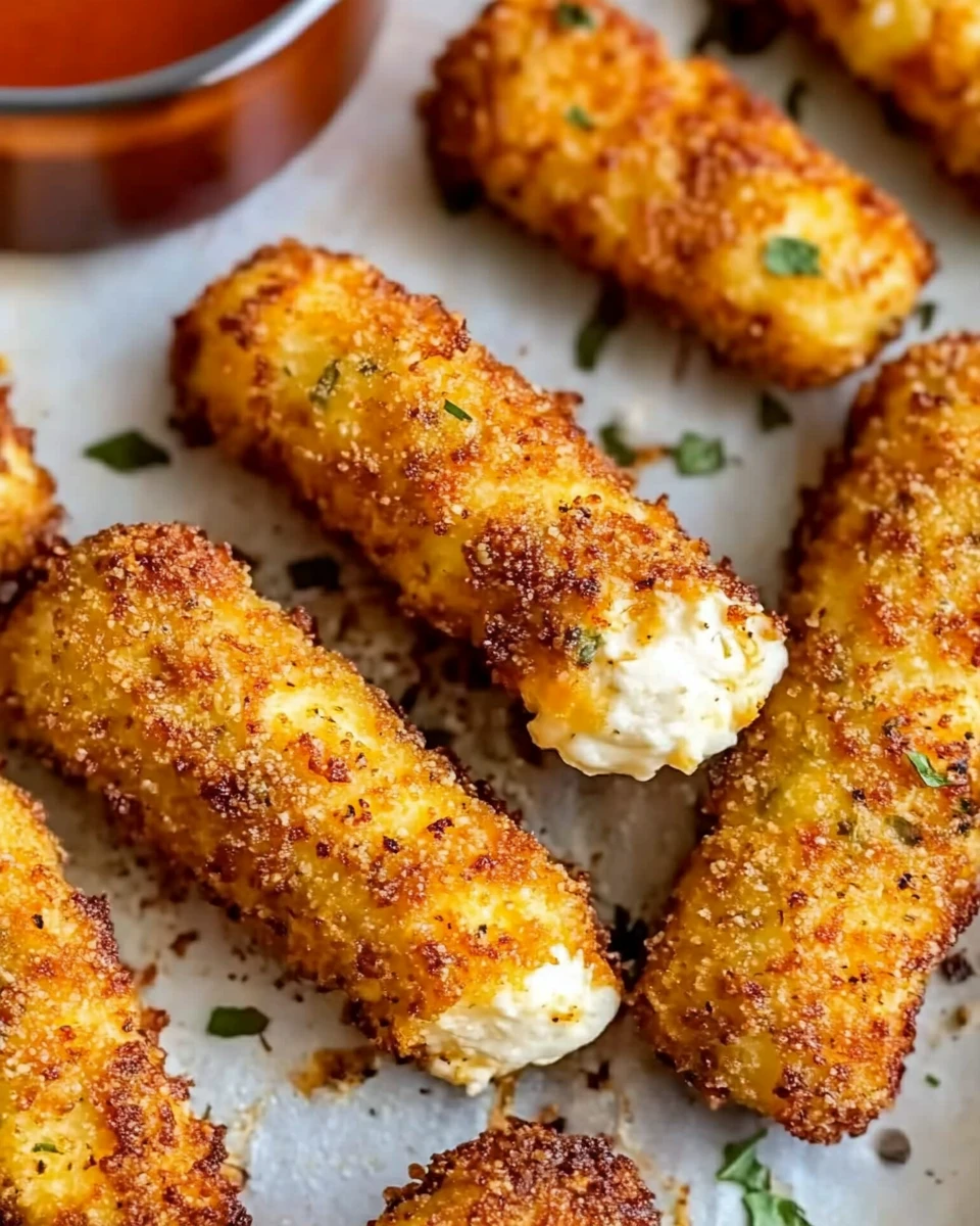 Air Fryer Mozzarella Sticks