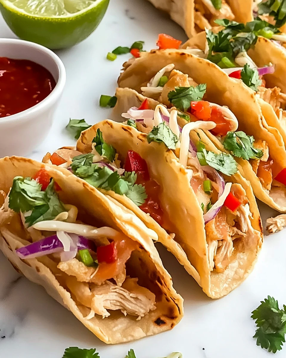 Chicken Wonton Tacos