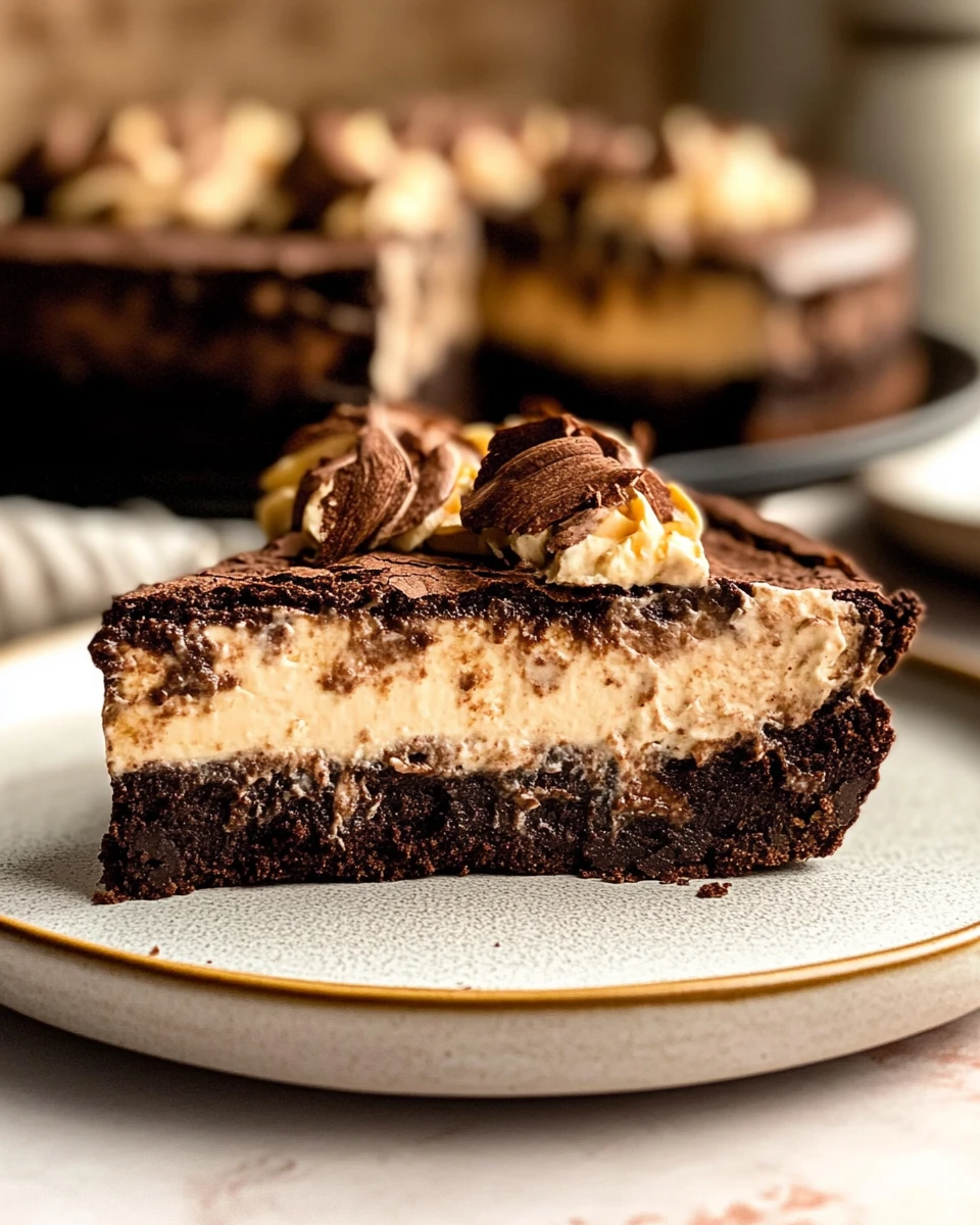 Creamy Brownie Cheesecake