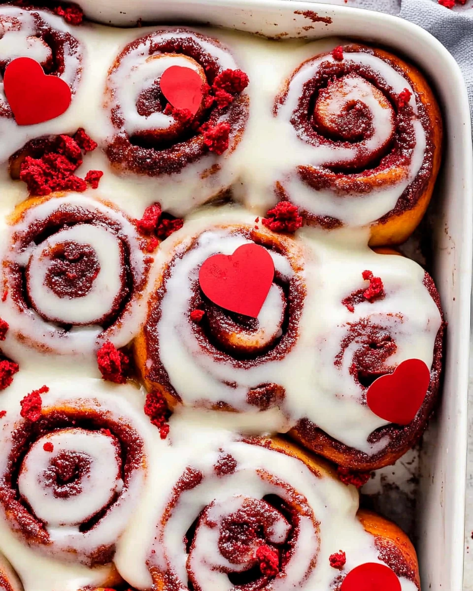 Red Velvet Cinnamon Rolls