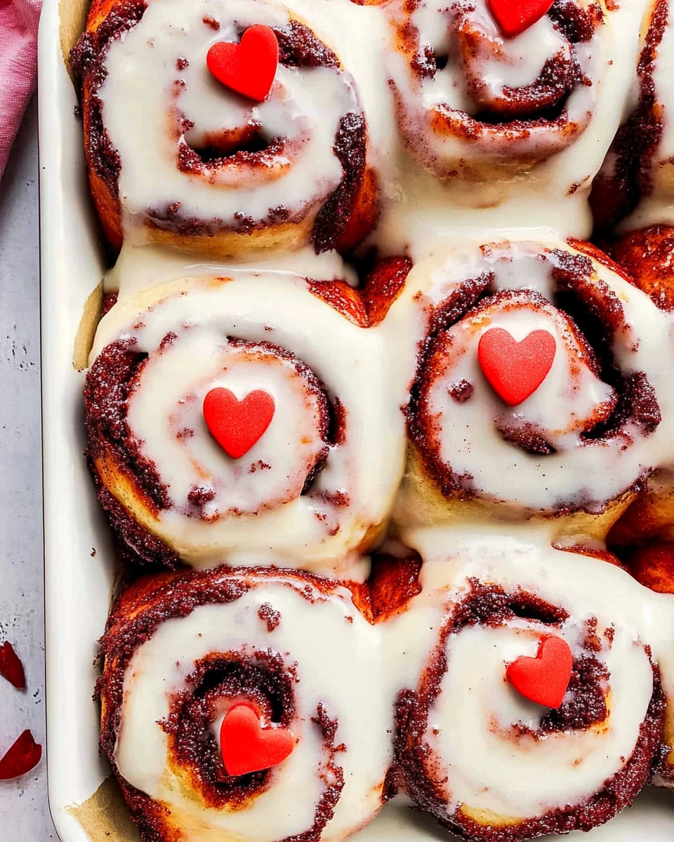 Red Velvet Cinnamon Rolls